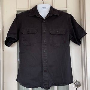 Craftsman cotton twill button down work shirt
